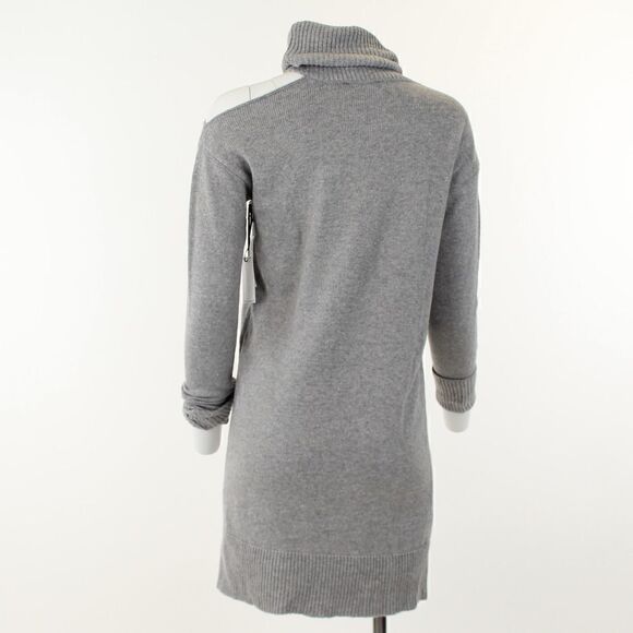 1.state Long Sleeve Cold Shoulder Turtleneck Sweater Dress - Picture 4 of 5